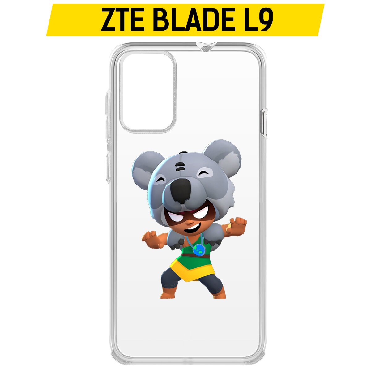 Купить Чехол-накладка Krutoff Clear Case Brawl Stars-Нита Коала для ZTE  Blade L9 в Крыму, цены, отзывы, характеристики | Микролайн