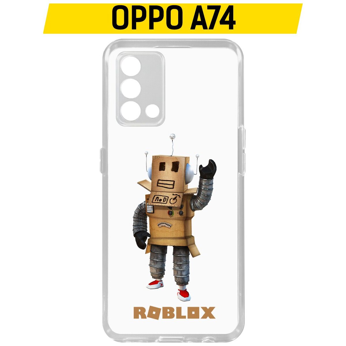 Купить Чехол-накладка Krutoff Clear Case Roblox-Мистер Робот для Oppo A74 в  Крыму, цены, отзывы, характеристики | Микролайн