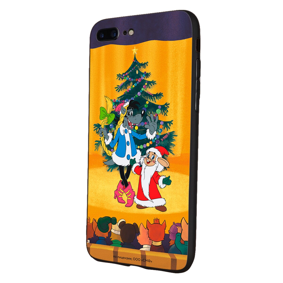 Купить Силиконовый чехол Mcover для Apple iPhone 7 Plus/Apple iPhone 8 Plus  / на Айфон 7 плюс 8 плюс, Союзмультфильм, Ну, погоди, Давай-ка плясать  выходи в Крыму, цены, отзывы, характеристики | Микролайн