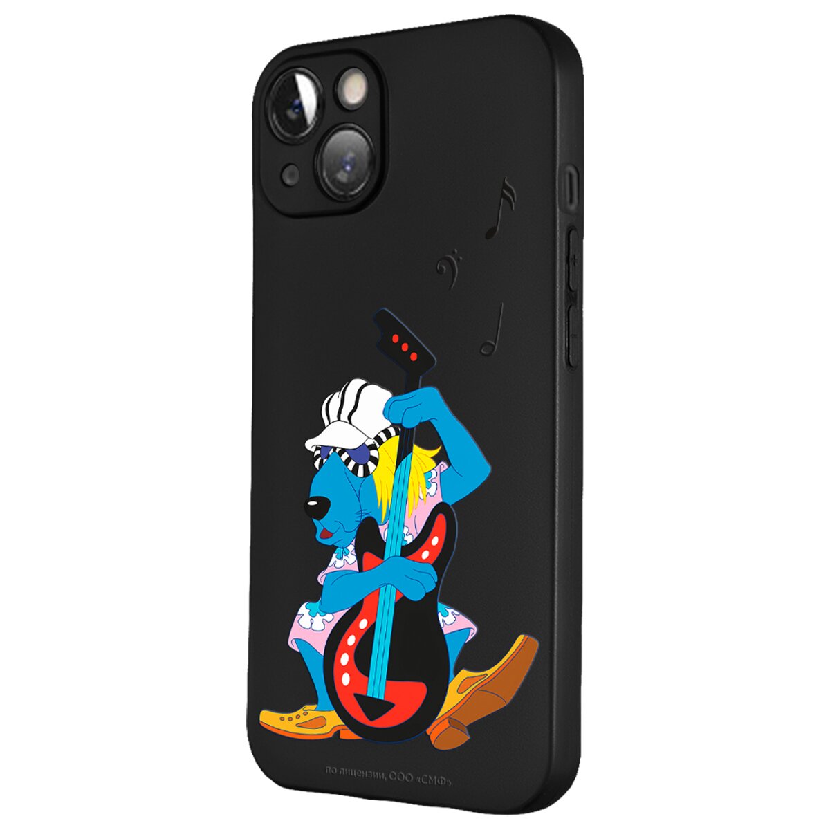 Купить Силиконовый чехол Mcover для Apple iPhone 13 mini / на Айфон 13 мини,  с защитой камеры, Союзмультфильм, Бременские Музыканты, Пес и контрабас в  Крыму, цены, отзывы, характеристики | Микролайн