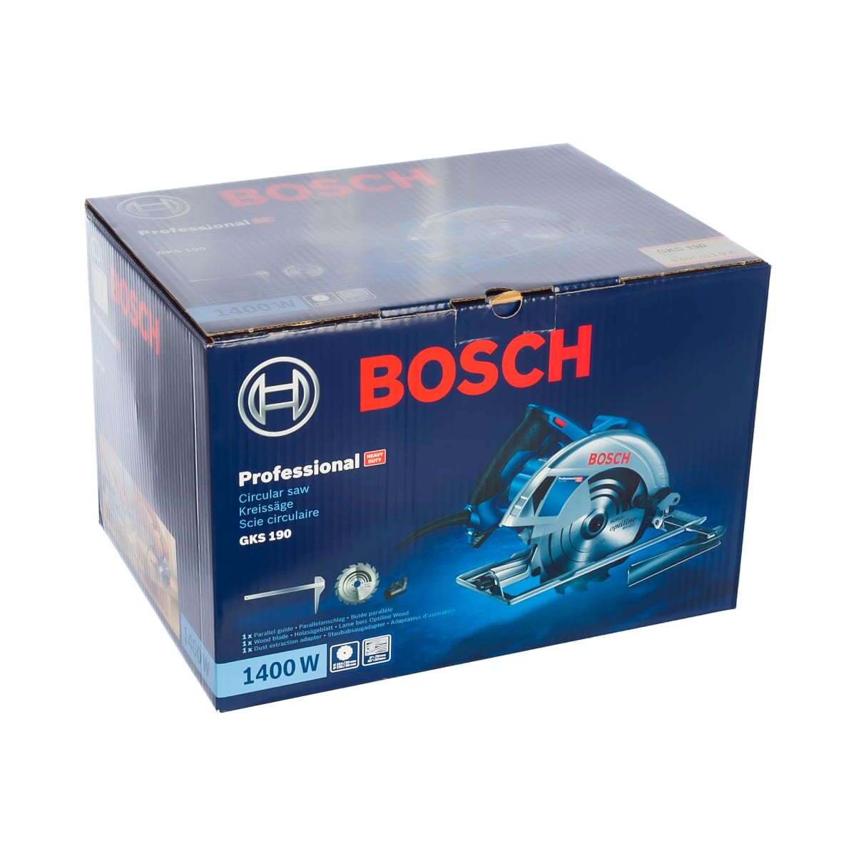 Купить Дисковая пила Bosch GKS 190 0.601.F23.082 в Крыму, цены, отзывы,  характеристики | Микролайн