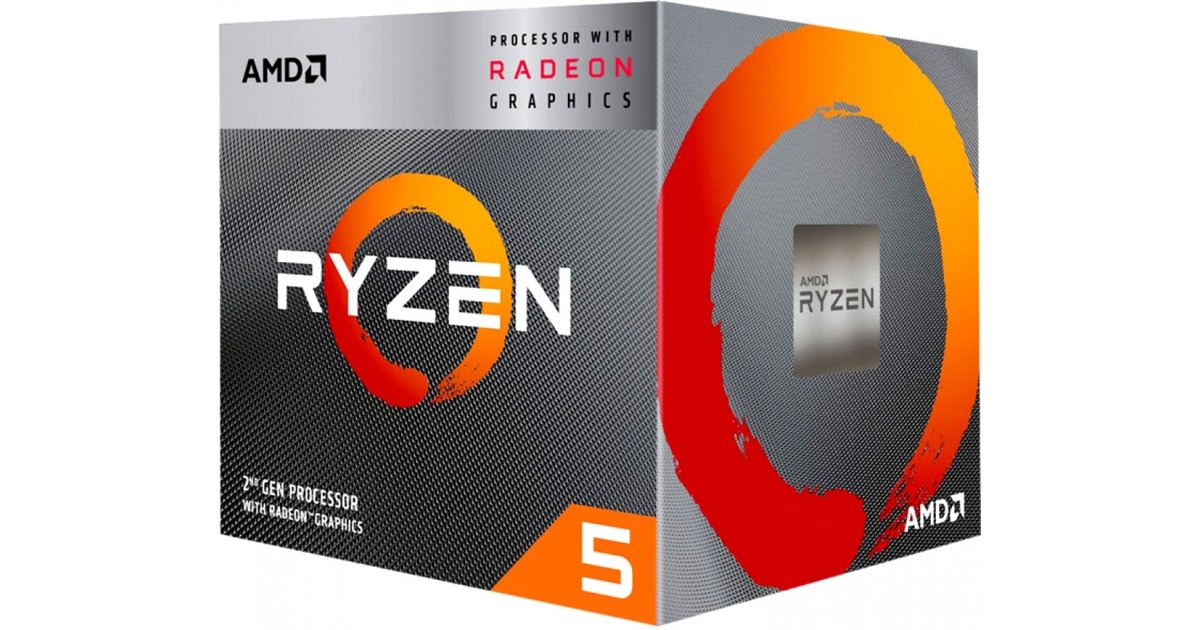 Купить Процессор APU sAM4 AMD Ryzen 5 3400G Box Wraith Spire cooler ...