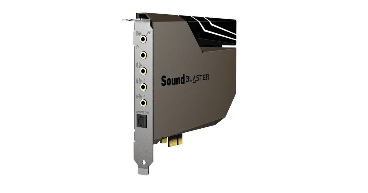 Звуковая карта pci e creative sound blaster ae 7