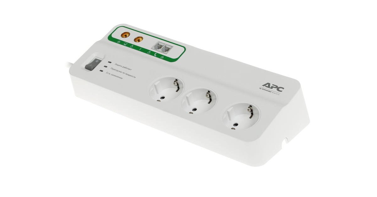 Купить Сетевой фильтр APC PMH63VT-RS 3м (6 розеток) белый в Крыму, цены ...