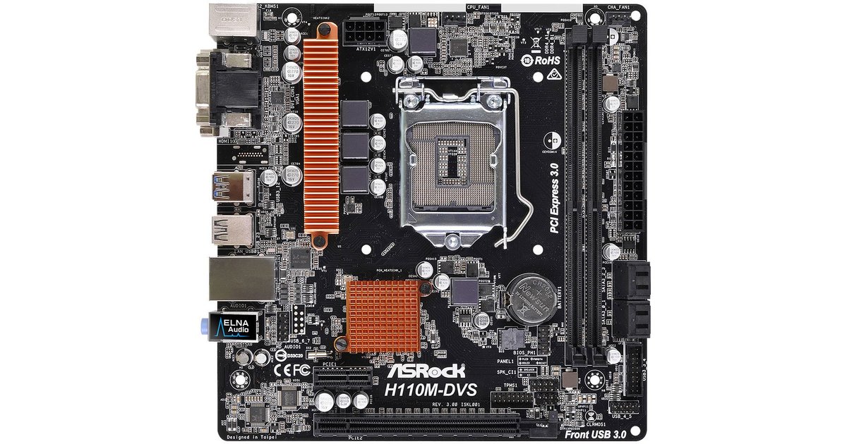 Asrock h110m dgs схема