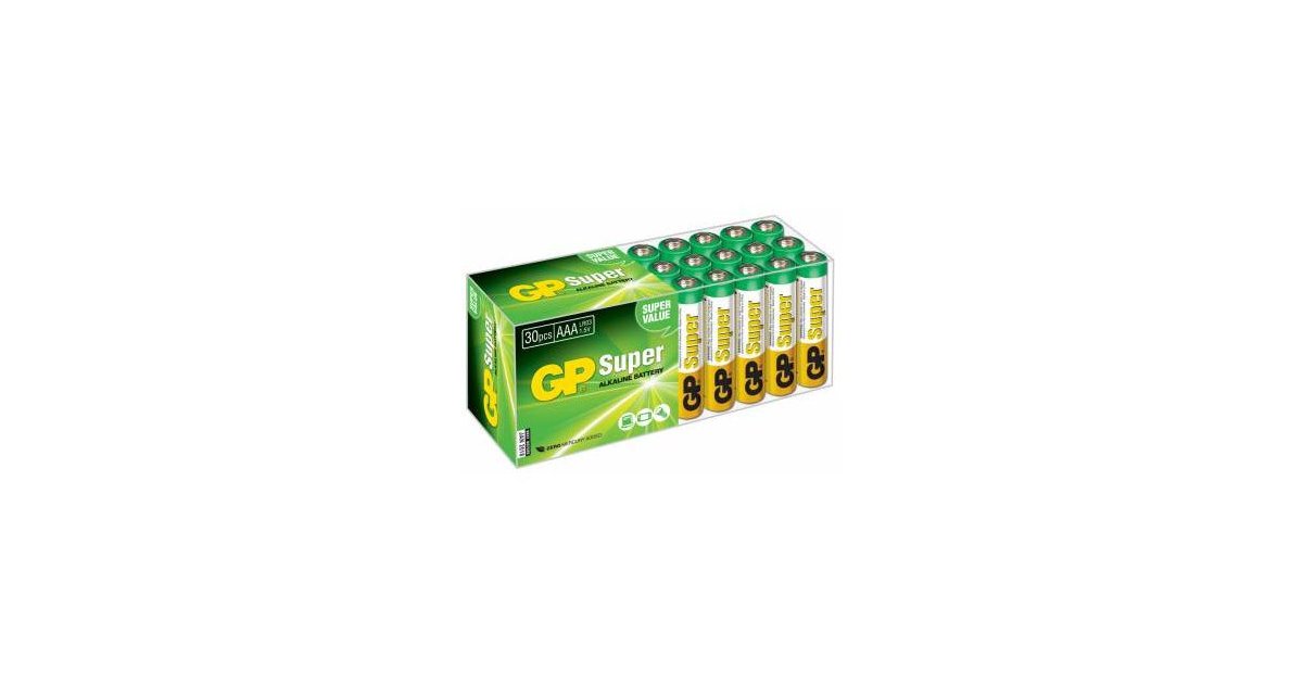 Купить Батарейка GP LR03, AAA, Super Alkaline, щелочная (GP 24A-B30 ...