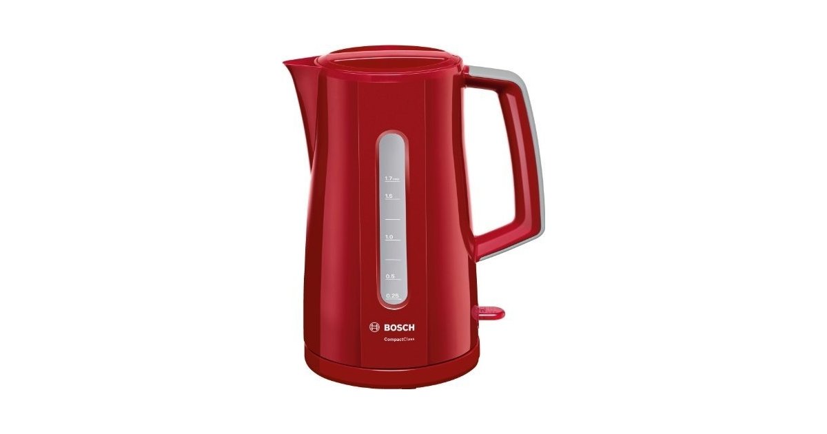 Купить Чайник Bosch TWK3A014 красный 1.7л. 2400Вт (пластик) в Крыму ...