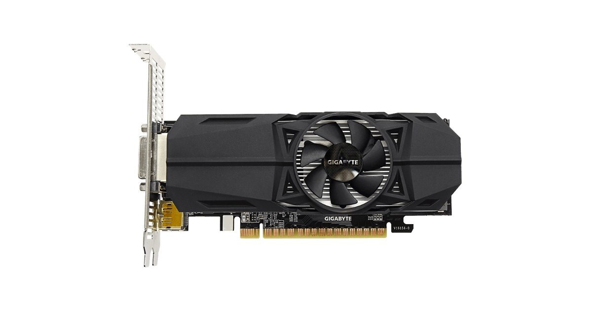 Gtx 1050 ti lp. Gigabyte GEFORCE GTX 1050 1392mhz PCI-E 3.0 2048mb 7008mhz 128 bit DVI 2xhdmi HDCP OC Low profile.