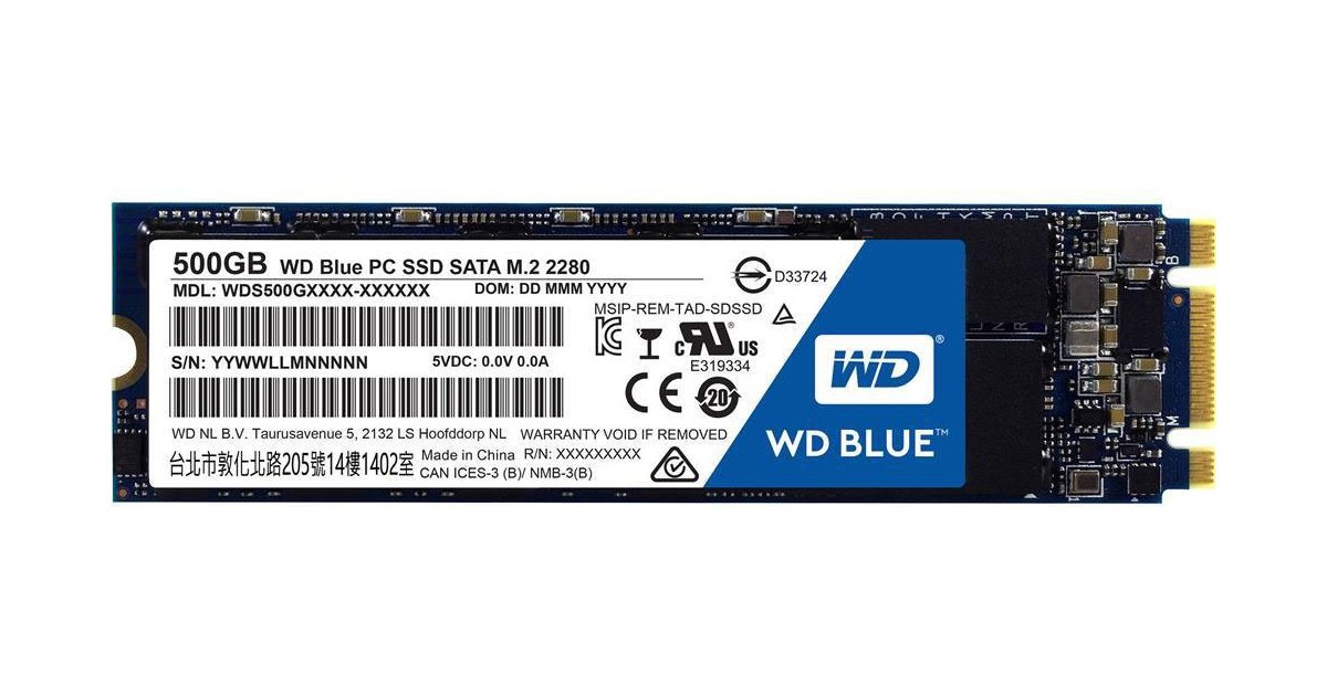 Ssd wd blue wds100t2b0a