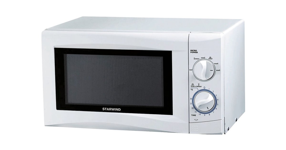 Купить Микроволновая печь Starwind SMW3220 20л. 700Вт, белый, гриль в ...