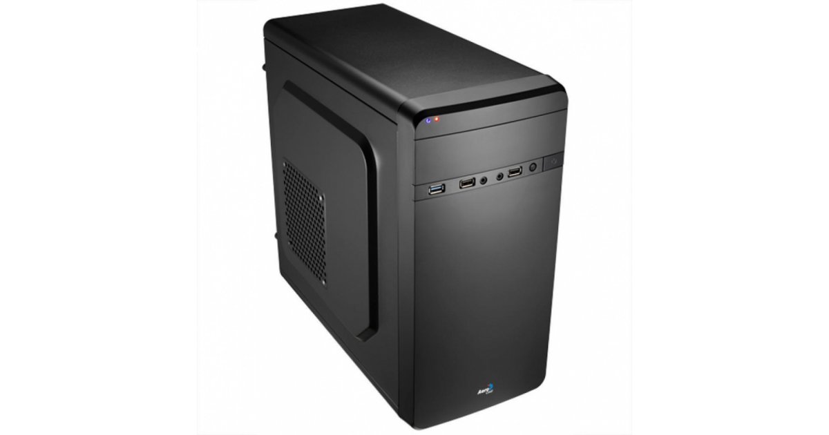 Купить Корпус Aerocool Qs-180 черный без БП mATX 1x80mm 2xUSB2.0 1xUSB3 ...