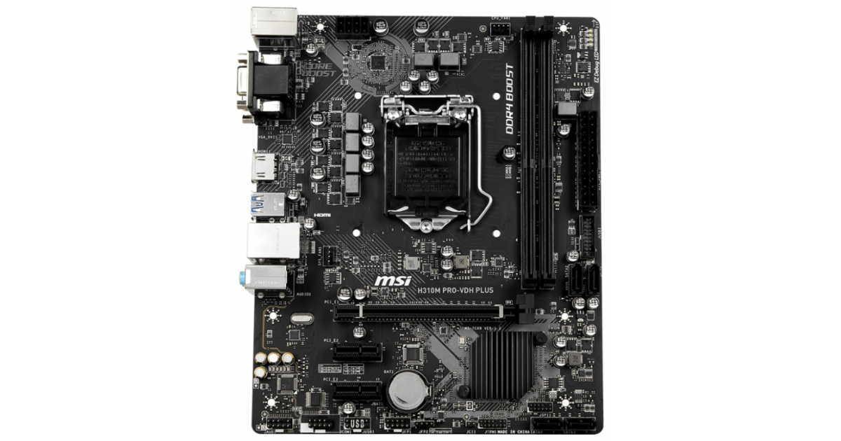 Купить Материнская плата MSI H310M Pro-VDH Plus в Крыму, цены, отзывы ...