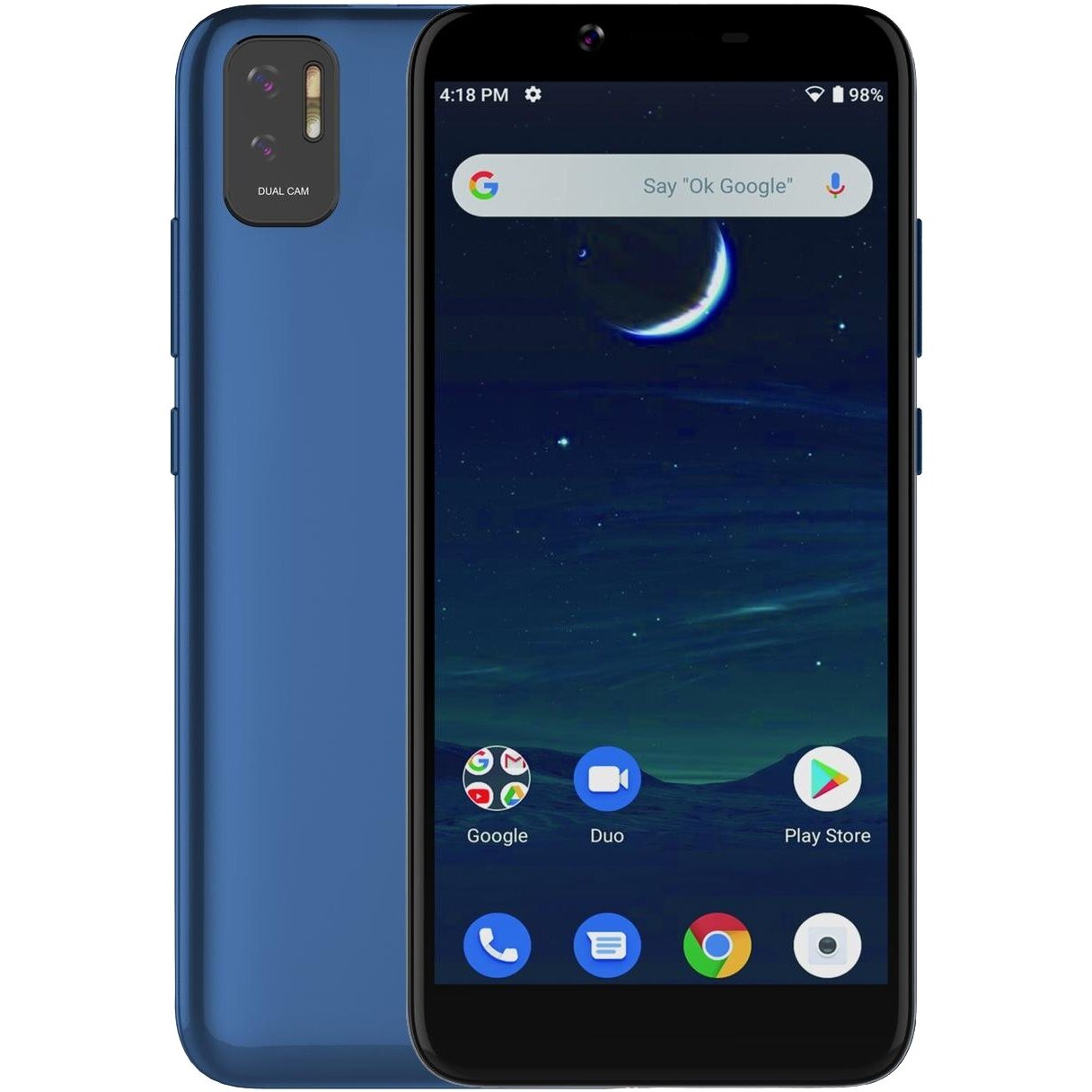 Купить Смартфон F+ SA55 2GB/16GB Blue в Крыму, цены, отзывы, характеристики  | Микролайн
