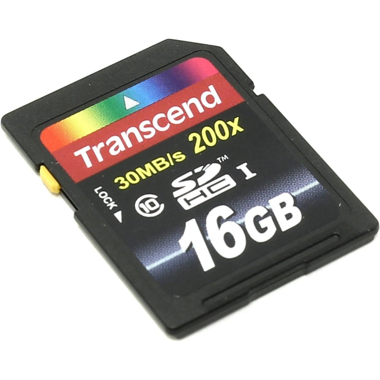 Купить Карта памяти Transcend TS16GSDHC10 SDHC, 16GB UHS-I C
