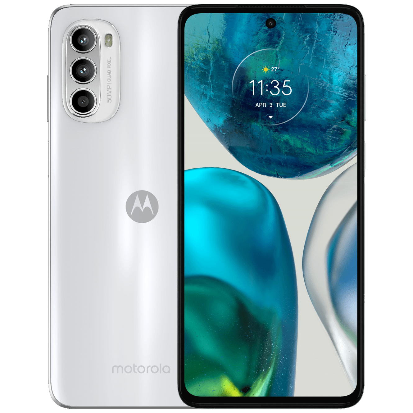 Купить Смартфон Motorola XT2221-1 g52 (PAU70019I9) 128Gb 6Gb белый в Крыму,  цены, отзывы, характеристики | Микролайн
