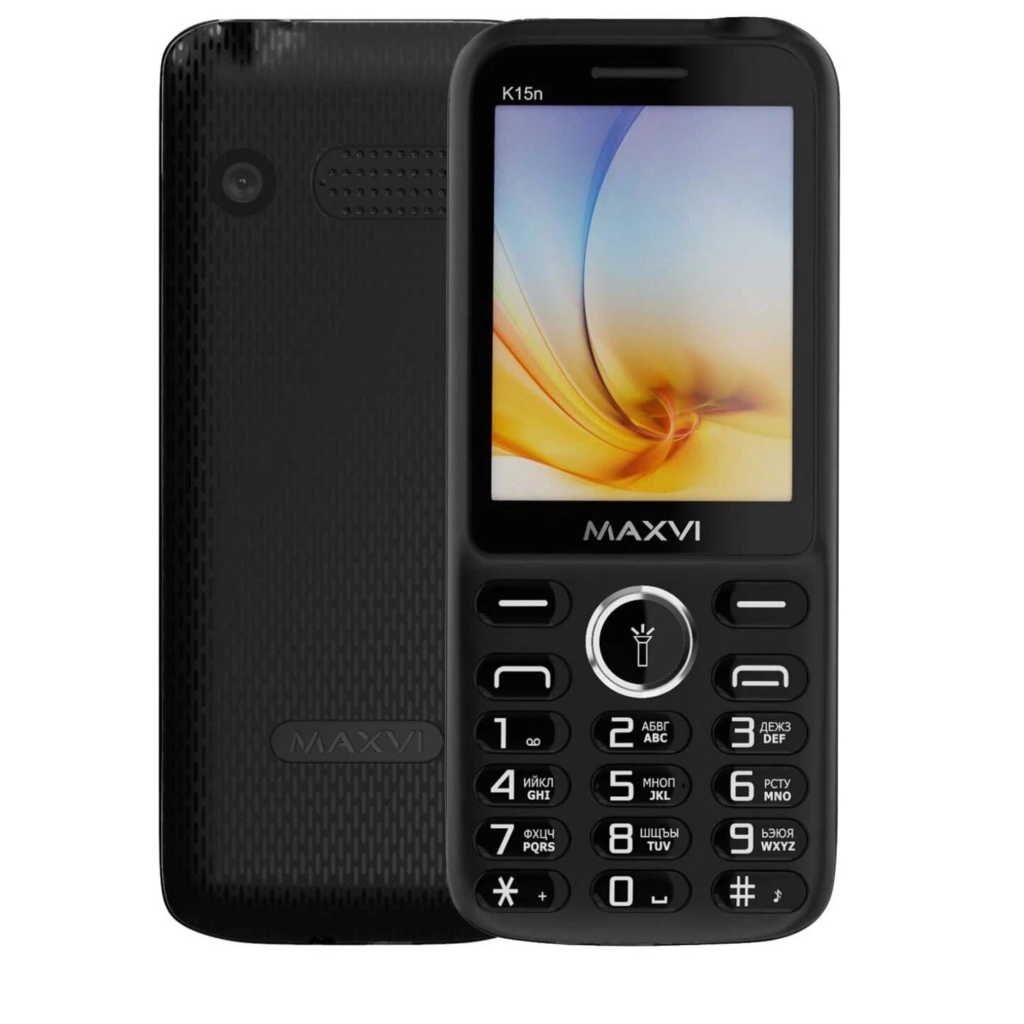 Купить Мобильный телефон Maxvi K15n Black в Крыму, цены, отзывы,  характеристики | Микролайн