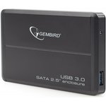  Корпус для HDD/SSD 2.5" SATA3 USB3.0 Gembird EE2-U3S-2, Black, алюминиевый 