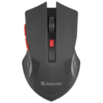  Мышь Defender Accura MM-275 (52276) Red, Wireless, 6 кн., 1600 dpi 