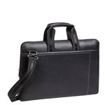  Сумка для ноутбука 15.6" Riva 8930 черный искусственная кожа 