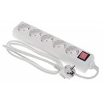  Сетевой удлинитель Buro BU-PS5.1/W 1.5м (5 розеток) белый 