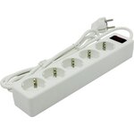  Фильтр-удлинитель сетевой DEFENDER ES-5-1.8 (99481) белый 5 розеток 1.8м 