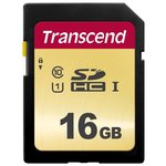  Карта памяти Transcend TS16GSDC500S 16GB UHS-I U1 SD card 
