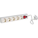  Сетевой фильтр Гарнизон EHLW-4 0,5 м 5 розеток белый 