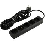 Удлинитель ExeGate ECE-5-5B EX285825RUS черный 5 евророзетки с заземлением, 5м 