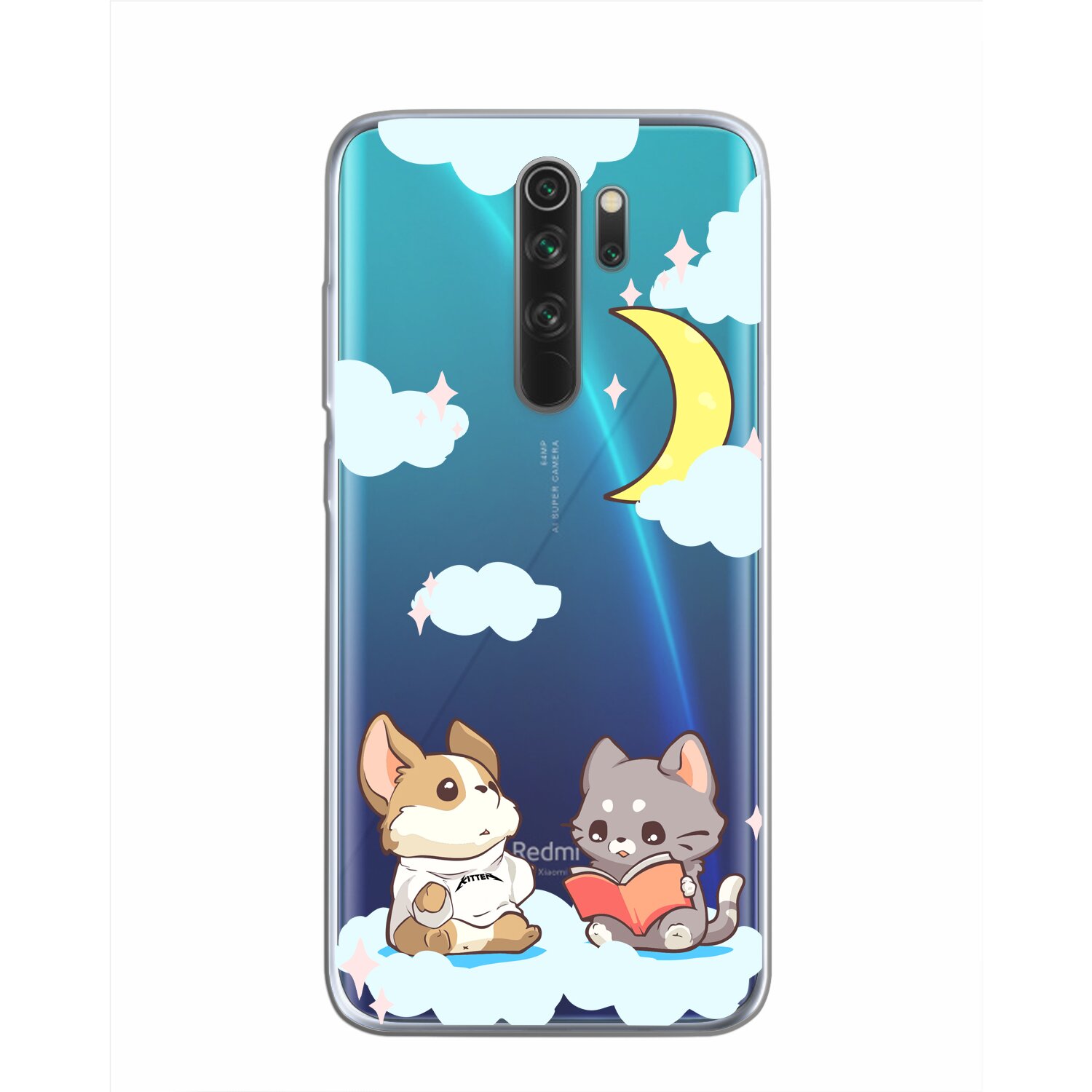 Купить Силиконовый чехол Mcover для Xiaomi Redmi Note 8 Pro / на Сяоми  Редми Нот 8 Про, Кот и собака при луне в Крыму, цены, отзывы,  характеристики | Микролайн