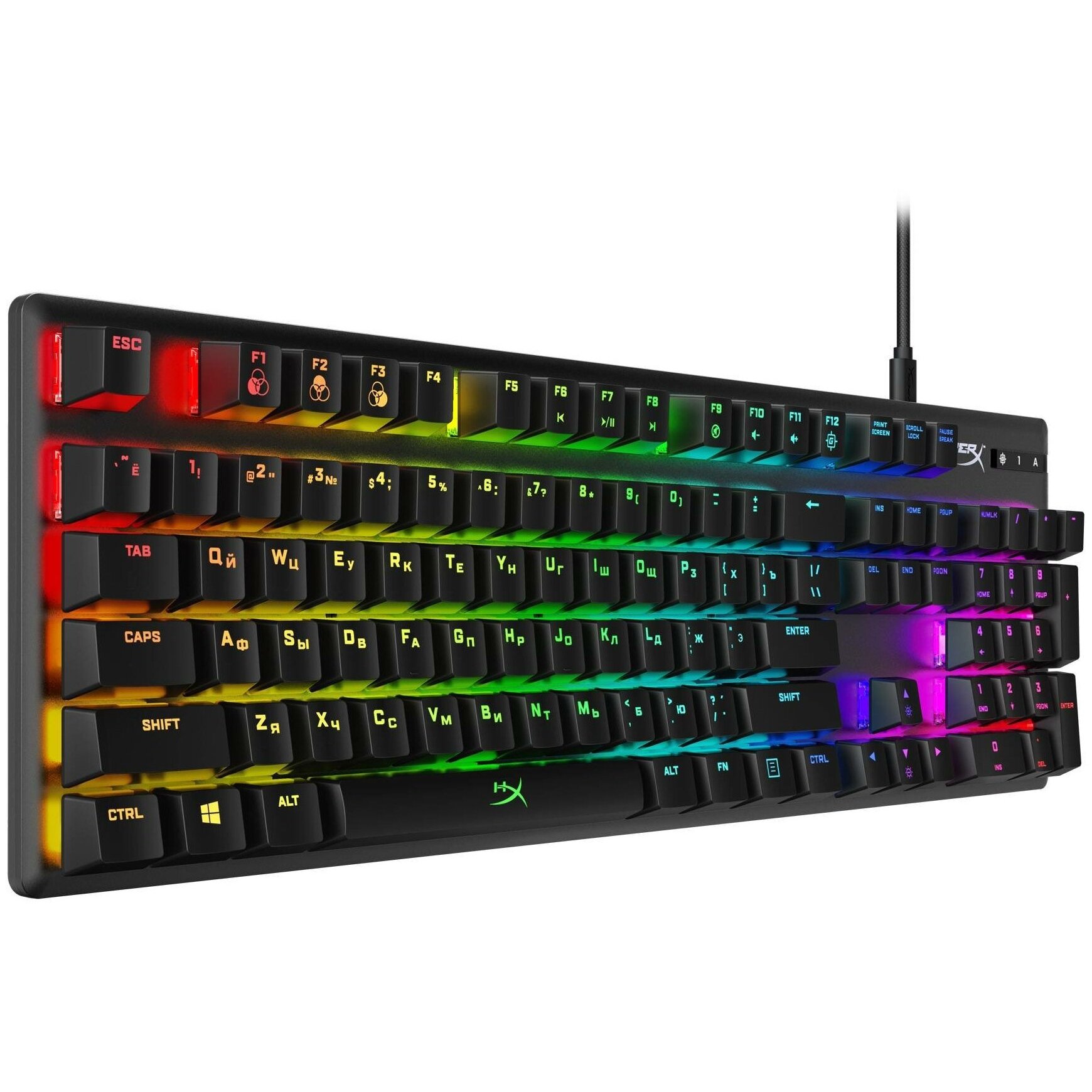 Игровая клавиатура hyperx alloy core. Клавиатура HYPERX Alloy Core RGB.