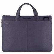  Сумка деловая Piquadro Black Square (CA4021B3/BLU4) кожа натуральная, синий 
