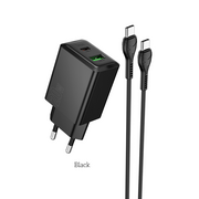  СЗУ HOCO N69 Nuevo PD20W+QC3.0 C to C черный 