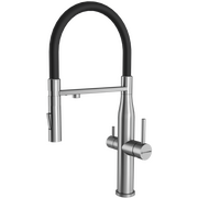  Смеситель для кухни KUCHENSTERN Elit-FE 407SS40 нерж 