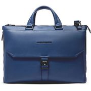  Сумка деловая Piquadro Than CA4021S135/BLU унисекс, кожа, синий 