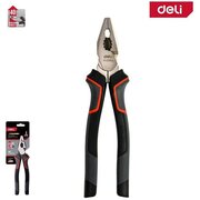  Плоскогубцы Deli DL0004 180мм, Cr-V 
