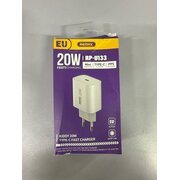  УЦ СЗУ REMAX RP-U133 Kiddy Series 20W 1C Fast Charger белый (плохая упаковка) 