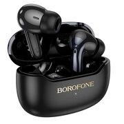  Наушники bluetooth BOROFONE FQ1 Plus Shine ANC+ENC Noise Reduction wireless черный 