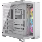  Корпус Corsair iCUE Link 6500X RGB (CC-9011270-WW) без БП, White, Midi-Tower, TG, 3x120mm 4xUSB-A 3.2, 1xUSB Type-C, E-ATX, ATX, mITX 