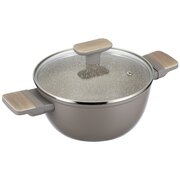  Кастрюля Regent inox Linea Latte 93-AL-LT-4-20 серый, бежевый, серый гранит 