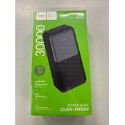  УЦ Аккумулятор внешний резервный HOCO J136B Sirui 22.5W+PD20W fully compatible power bank 30000mAh черный (плохая упаковка) 