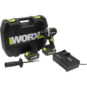  Дрель-шуруповерт WORX Professional WU373.2 ударная 2АКБ+ЗУ 
