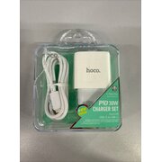  УЦ СЗУ HOCO C76A Pro Majestic single port PD30W charger set Type-C to Type-C белые (плохая упаковка) 