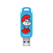  USB-флешка SanDisk Smurfs 128Gb (SDCZIS-128G-G46), USB3.2, синяя 