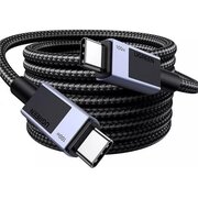  Кабель UGREEN L512 (45065) USB-C 2.0 to USB-C 2.0 PD Fast Charging 5A Cable 3m Black/Gray 