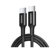  Кабель UGREEN L502 (65250) USB-C to USB-C PD Fast Charging Braided Cable 5A Max 2m Black 