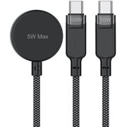  Кабель ACEFAST AF-C6-11-BK USB-C 3-In-1 100W Intelligent Balance Charging Data Cable Black 