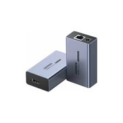  Удлинитель UGREEN CM609 (90811EU) HDMI Extender 50m Over a Single Cat5e/6 50m (EU) Gray 