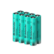  Батарейка алкалиновая DEFENDER LR03-8BL ААА 56009 блистер, PowerPulse 