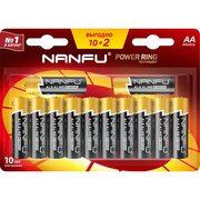  Батарейка Nanfu LR6 12B (10+2) AA 