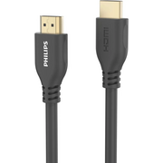  Кабель HDMI Philips SWV7150/56 2.1 PVC HDMI:8K4K2K 7,680X4,320(60p)/3,840X2,160(120p) 28AWG OD6.5mm 5M, Gray 